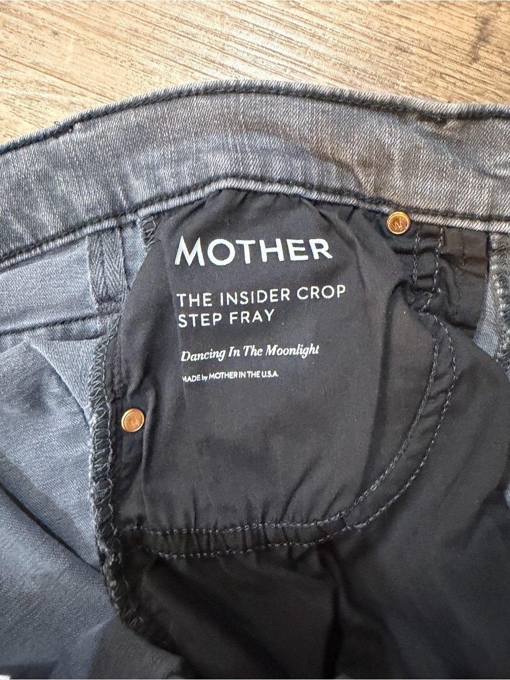 Mother insider crop step fray Sz 27 - Picture 5 of 7